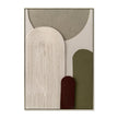 CAR12195-CLO 60 x 90cm Framed Canvas - Natural