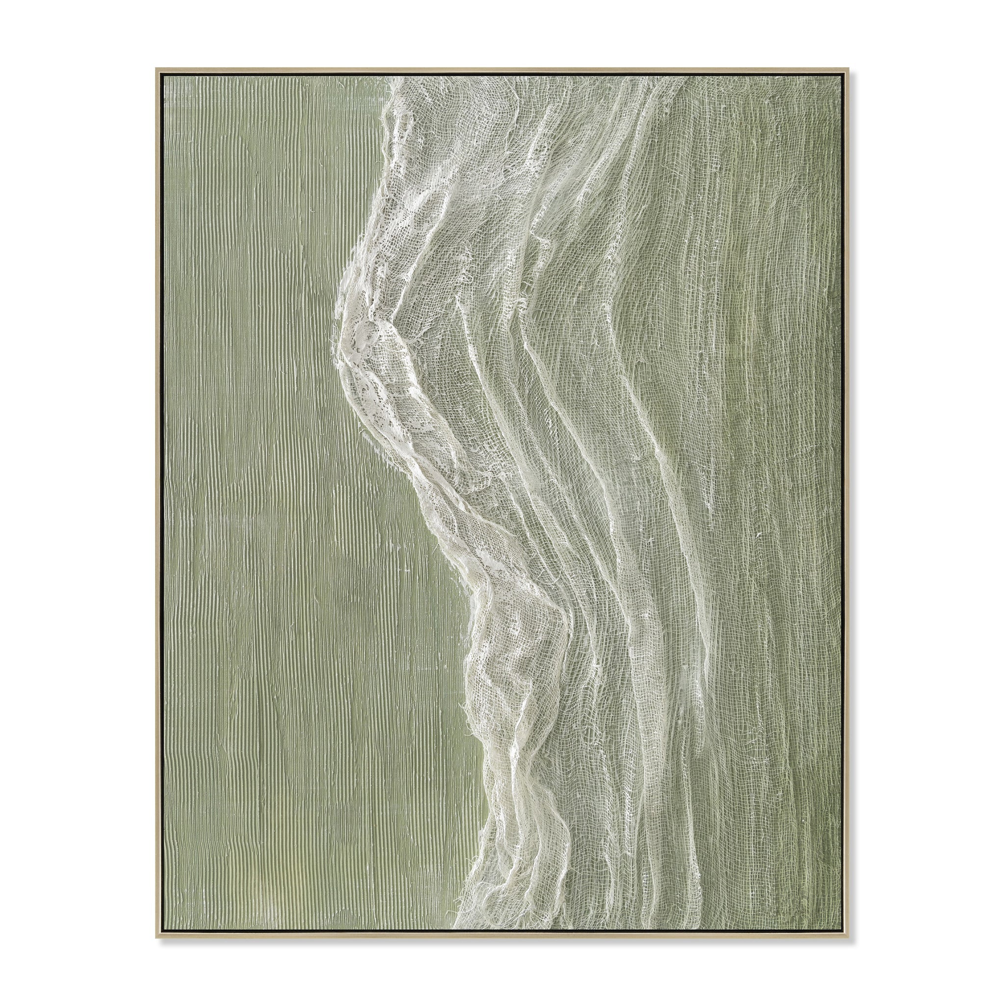CAR12196-CLO 80 x 100cm Framed Canvas - Natural