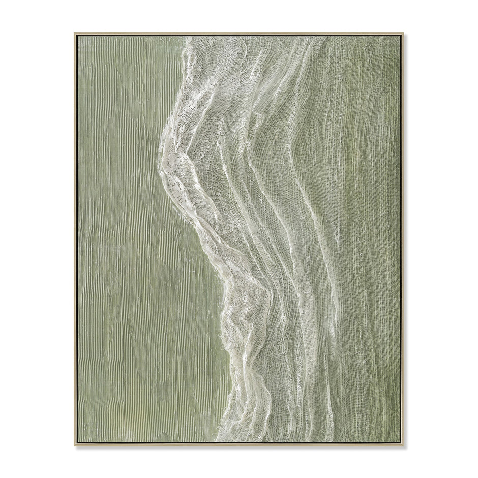 CAR12196-CLO 80 x 100cm Framed Canvas - Natural