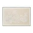 CAR12198-CLO 120 x 80cm Framed Canvas - Natural