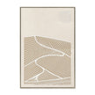 CAR12202-CLO 80 x 120cm Framed Canvas - Natural