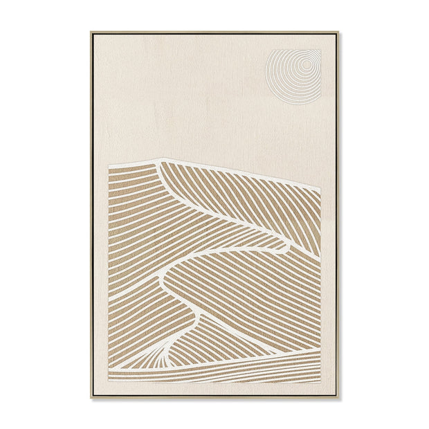 CAR12202-CLO 80 x 120cm Framed Canvas - Natural