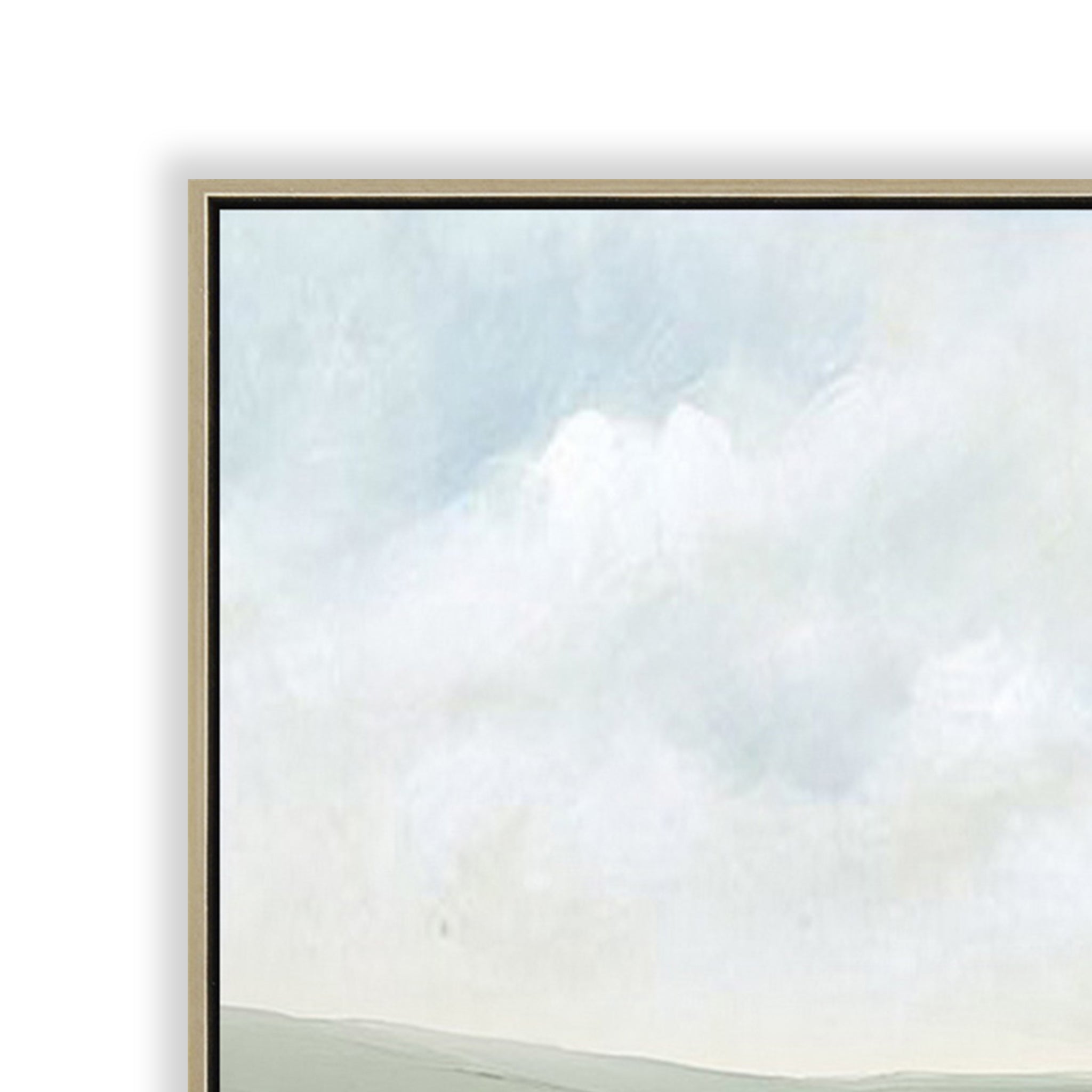CAR12204-CLO 120 x 80cm Framed Canvas - Natural