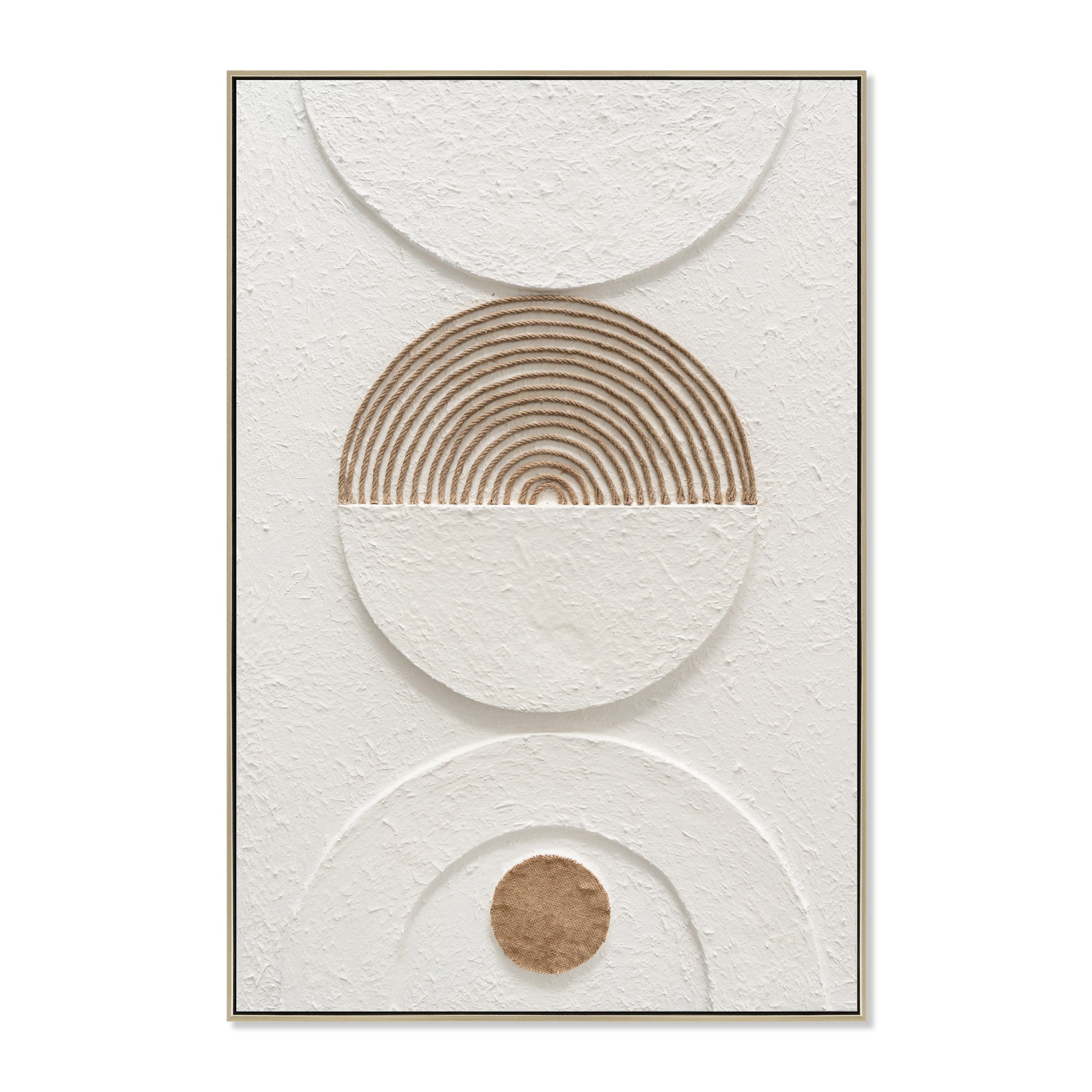 CAR12206-CLO 80 x 120cm Framed Canvas - Natural