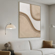 CAR12208-CLO 60 x 90cm Framed Canvas - Natural