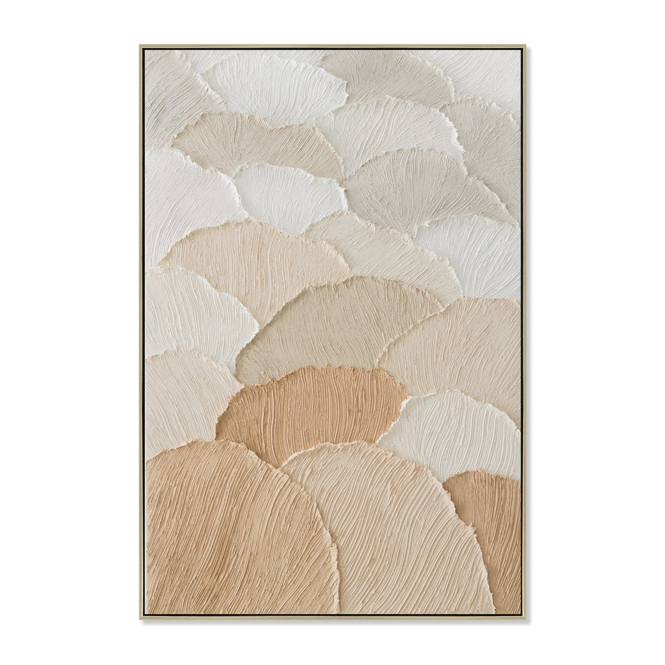 CAR12213-CLO 80 x 120cm Framed Canvas - Natural