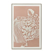 CAR12216-CLO 60 x 90cm Framed Canvas - Natural