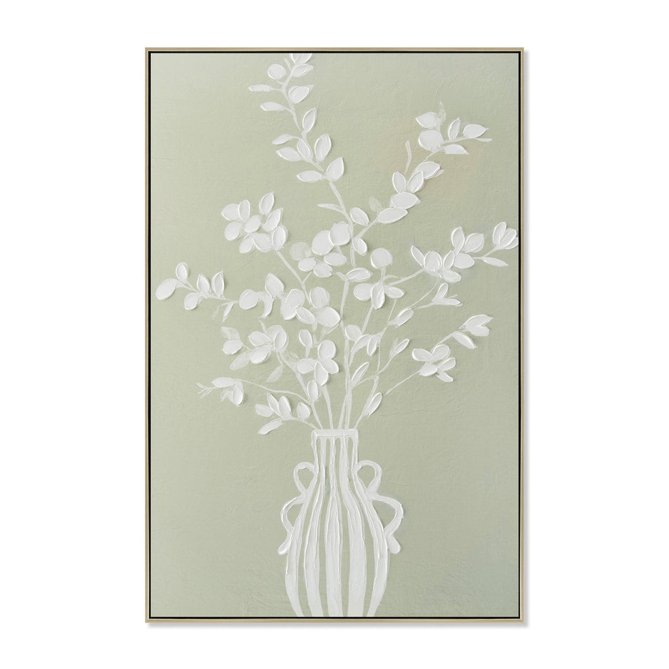 CAR12234-CLO 60 x 90cm Framed Canvas - Natural
