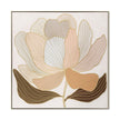 CAR12236-CLO 80 x 80cm Framed Canvas - Natural