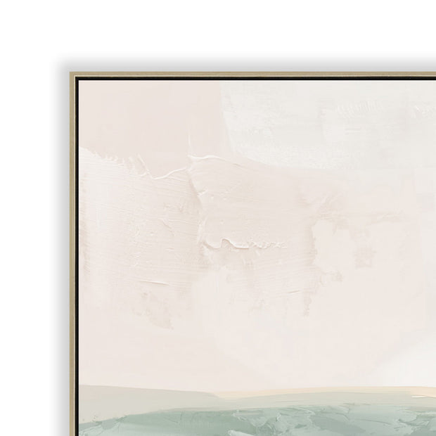 CAR12240-CLO 80 x 80cm Framed Canvas - Natural