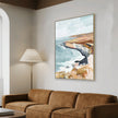 CAR12241-CLO 80 x 120cm Framed Canvas - Natural
