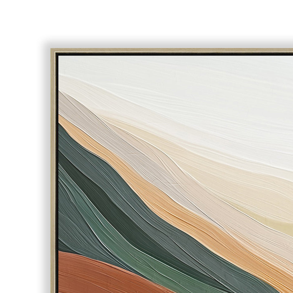 CAR12244-CLO 120 x 80cm Framed Canvas - Natural