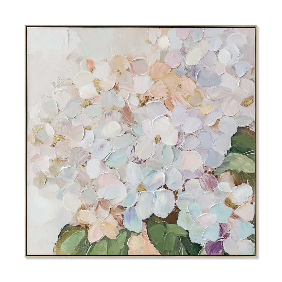 CAR12245-CLO 80 x 80cm Framed Canvas - Natural