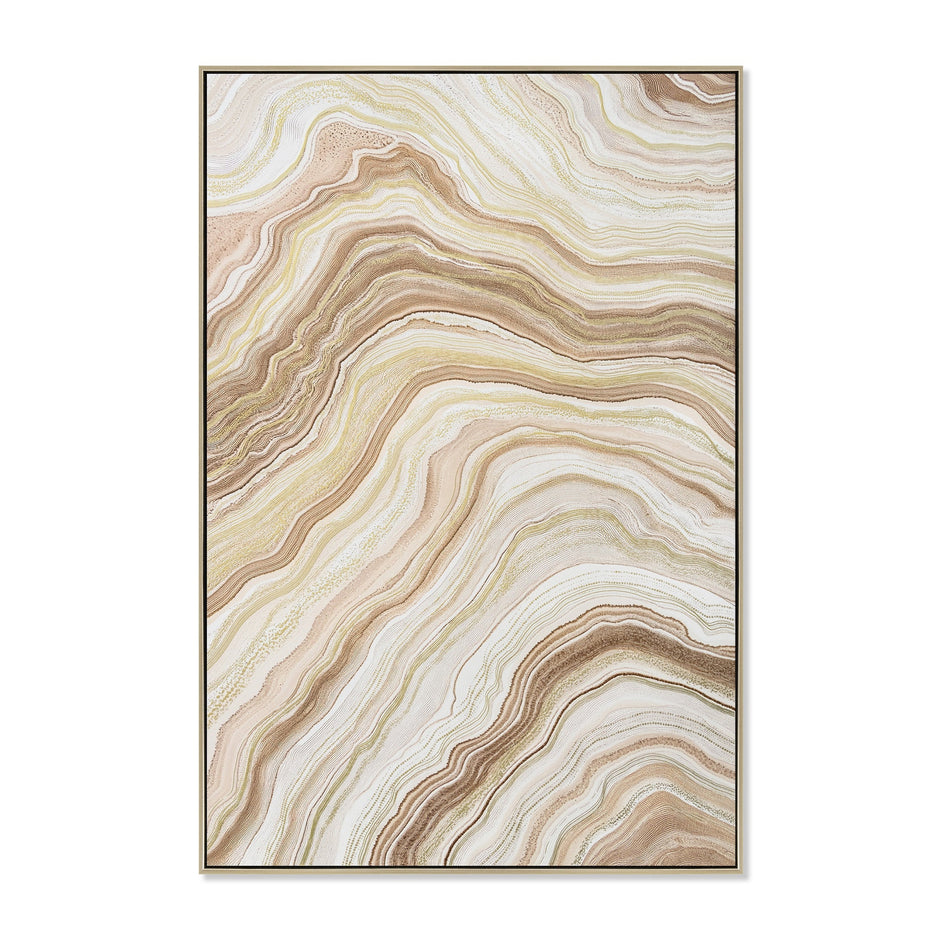 CAR12249-CLO 80 x 120cm Framed Canvas - Natural