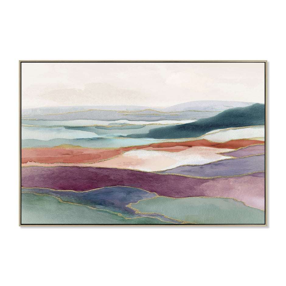 CAR12252-CLO 120 x 80cm Framed Canvas - Natural