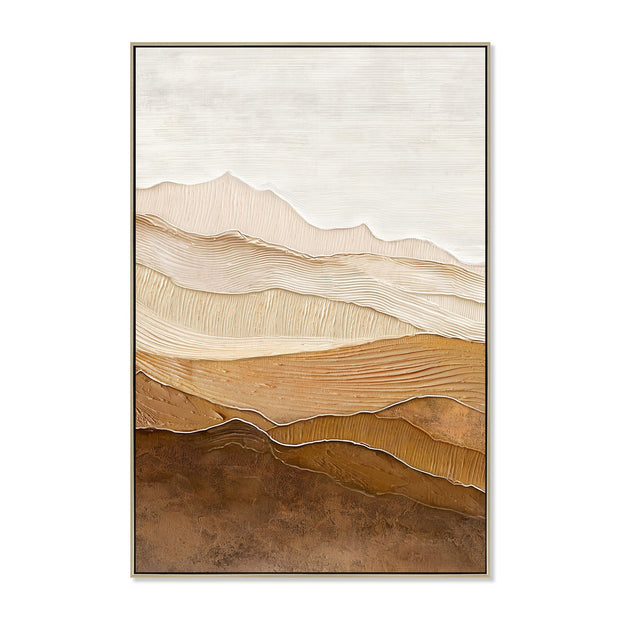 CAR12255-CLO 80 x 120cm Framed Canvas - Natural