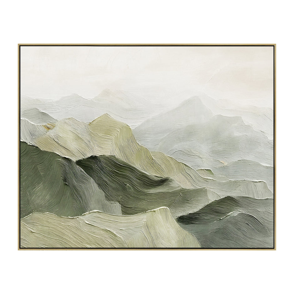 CAR12307-CLO 150 x 120cm Framed Canvas - Light Natural