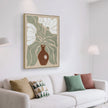 CAR12309-CLO 60 x 90cm Framed Canvas - Light Natural