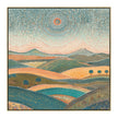 CAR12311-CLO 80 x 80cm Framed Canvas - Light Natural