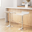 Artiss 2x Bar Stools Faux Leather Chair White