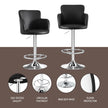 Artiss 1x Leather Bar Stools Swivel Adjustable Gas Lift PU Counter Chairs Black