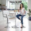 Artiss Bar Table and Stools Set Dining Desk Kitchen Chairs Cafe Pub
