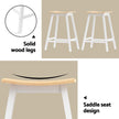 Artiss Bar Table and Stools Set Dining Desk Solid Wood Kitchen Chairs Cafe Pub