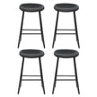Artiss 4x Bar Stools Kitchen Dining Chairs Counter Stool PU Leather Metal