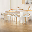 Artiss 4x Bar Stools Swivel Dining Chairs Low Back Counter Seat PU Cushion