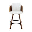 Artiss Wooden Bar Stools Swivel Kitchen Counter Stool Chair 58cm Seat Height