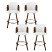 Artiss Wooden Bar Stools Swivel Kitchen Counter Stool Chair 58cm Seat Height