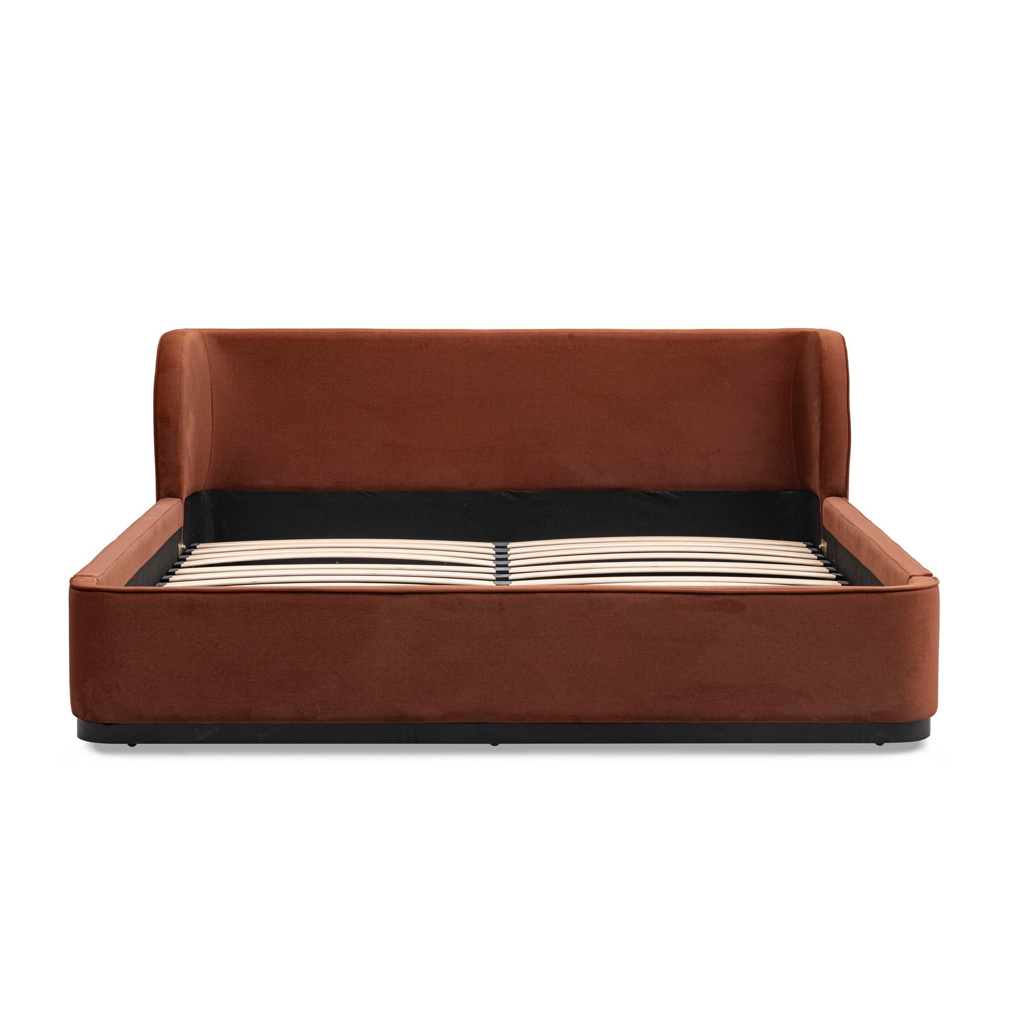 CBD10499-MI King Bed Frame - Burnt Maroon