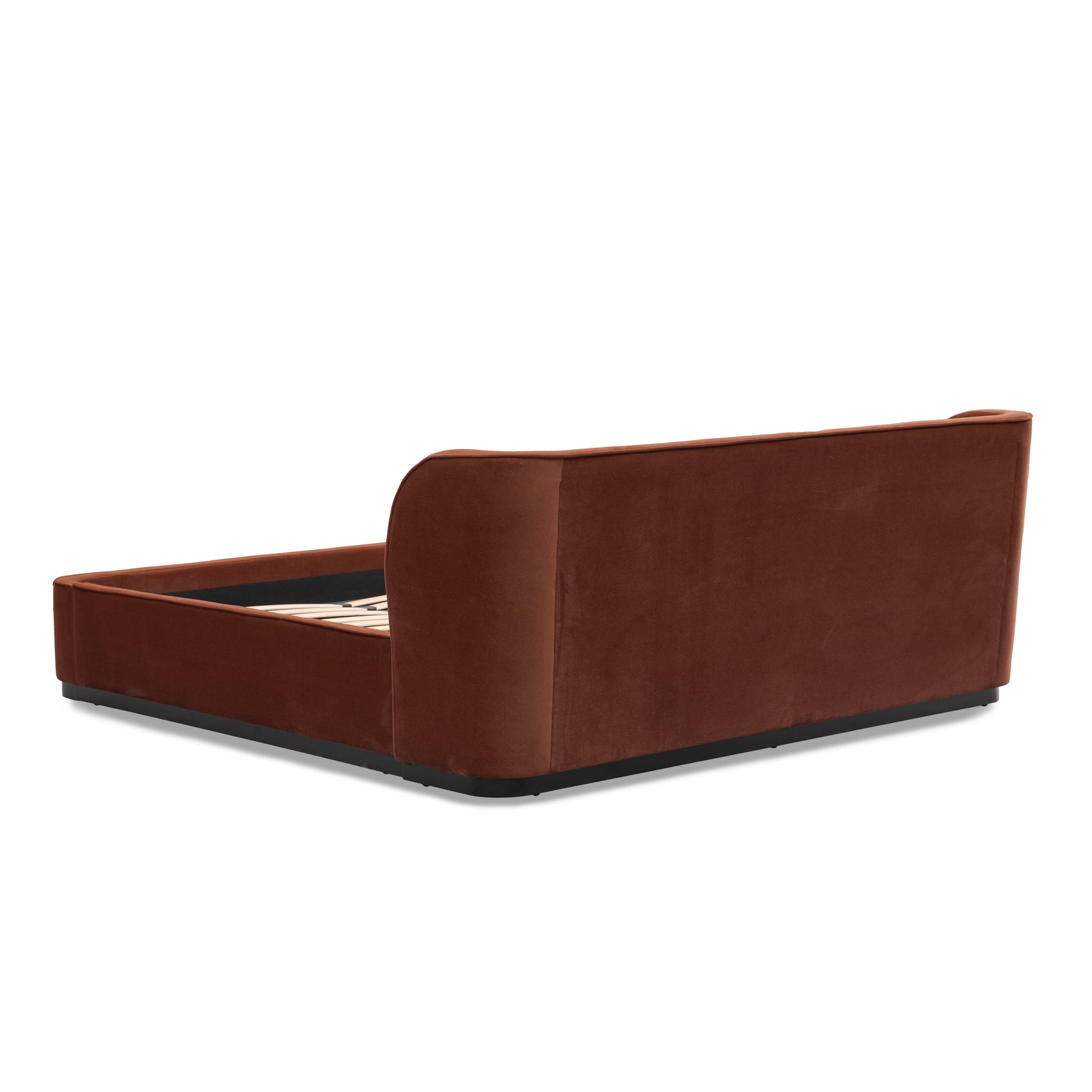 CBD10499-MI King Bed Frame - Burnt Maroon