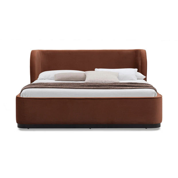 CBD10500-MI Queen Bed Frame - Burnt Maroon