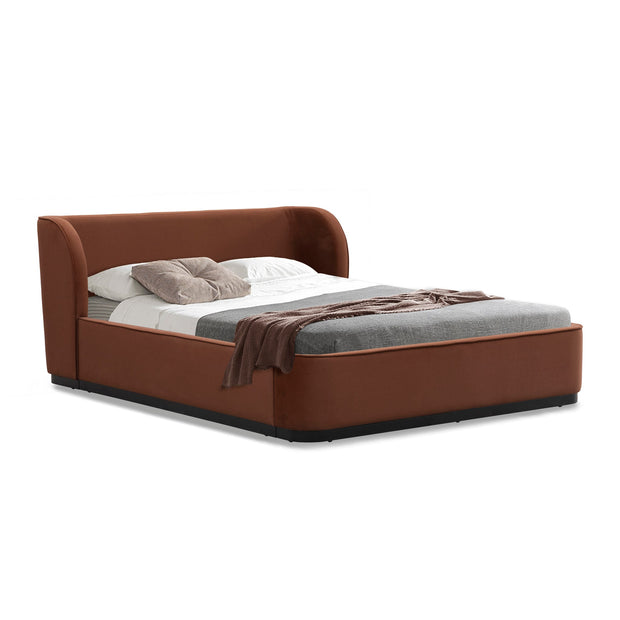 CBD10500-MI Queen Bed Frame - Burnt Maroon