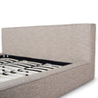 CBD10520-YO Fabric King Bed Frame - Stonish Beige