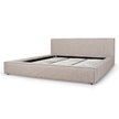CBD10520-YO Fabric King Bed Frame - Stonish Beige