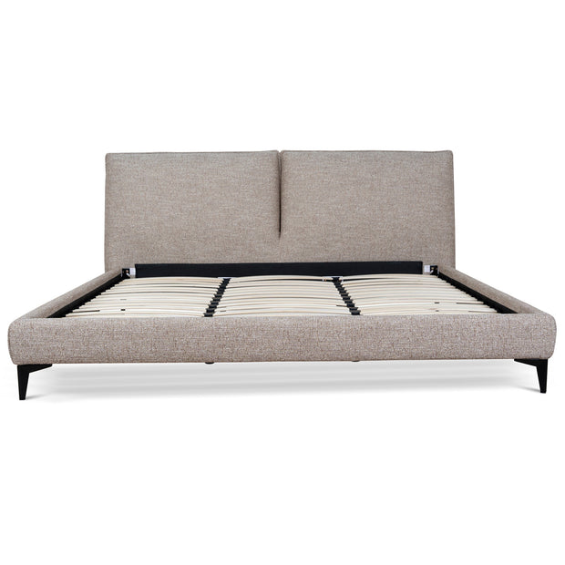CBD10522-YO Fabric King Bed Frame - Stonish Beige
