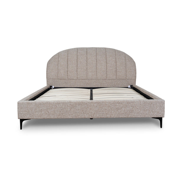 CBD10523-YO Fabric Queen Bed Frame - Stonish Beige