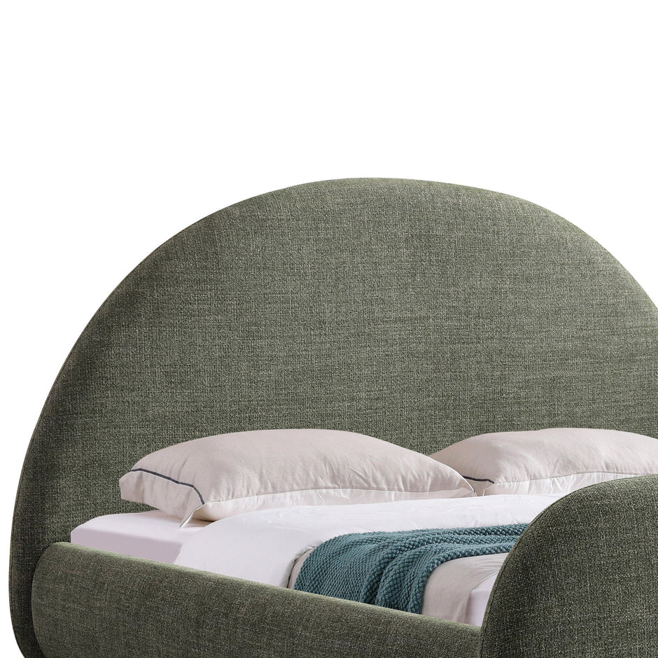 CBD12377-YO Queen Bed - Kaitoke Green