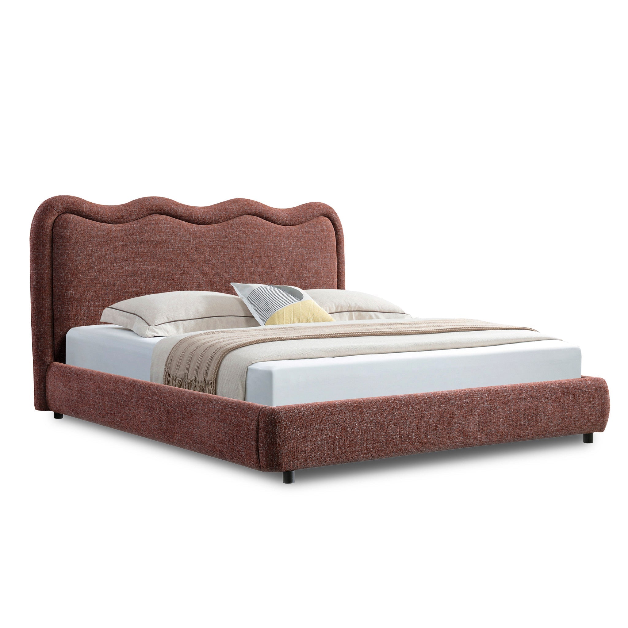 CBD12380-YO King Bed - Moss Brown