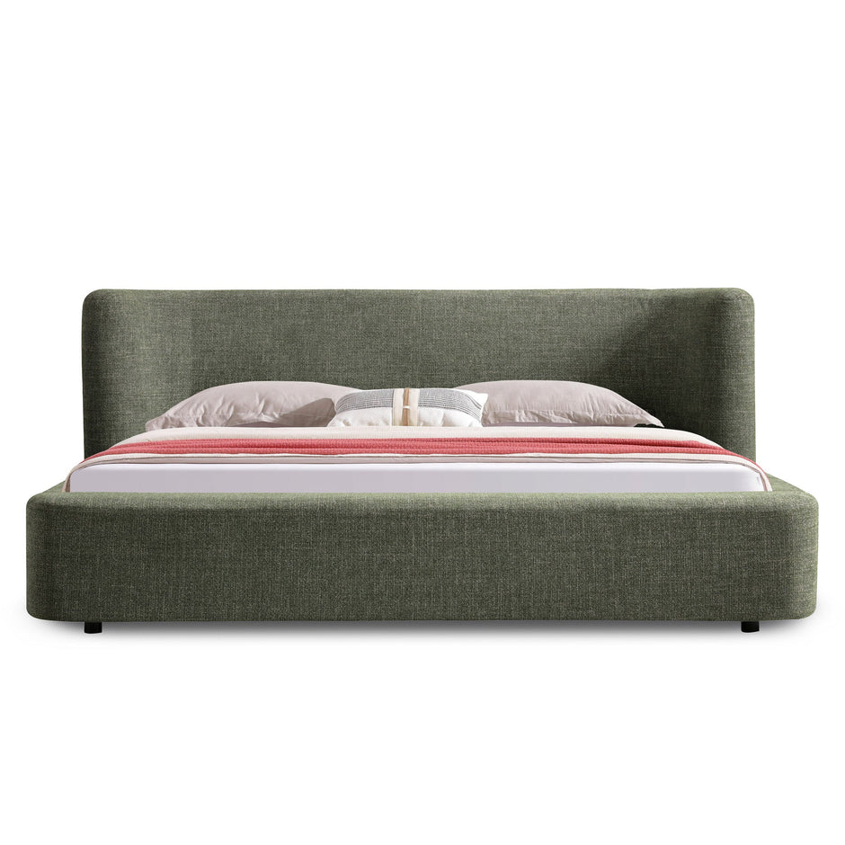 CBD12387-YO Queen Bed - Kaitoke Green