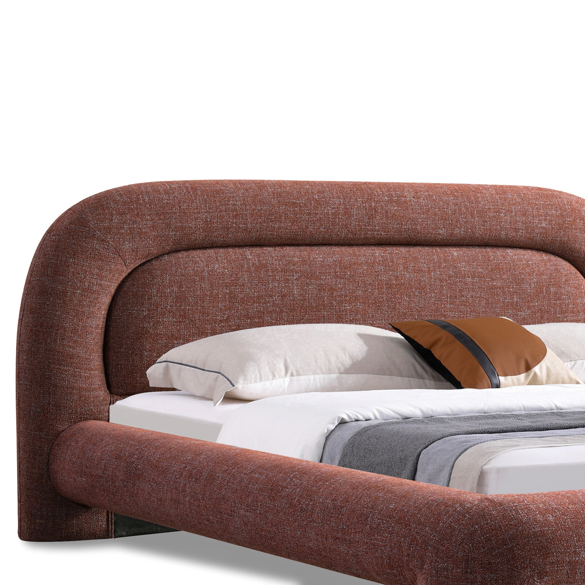 CBD12389-YO Queen Bed - Moss Brown