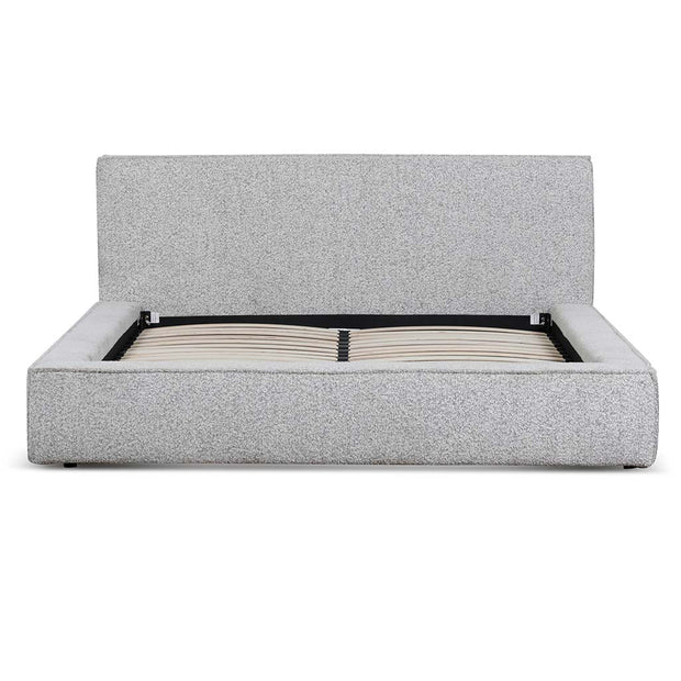 CBD6899-YO Queen Sized Bed Frame - Cloudy Pepper Boucle
