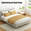 Artiss Bed Frame Double Size Beige ZORA