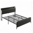 Artiss King Bed Frame with Storage Headboard SAA Certified Charging Station
