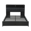 Artiss Double Bed Frame with Storage Headboard, 2 Drawers, Charging Station LED Light