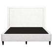 Artiss Queen Bed Frame with Headboard Platform Bed Base Grey Beige Fabric Metal