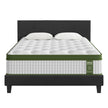 Artiss BedStory Queen Bed Frame Mattress Set Platform Upholstered Hybrid Pocket Coil