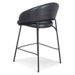 CBS10125-FH Fabric Bar Stool - Full Black (Set of 2)